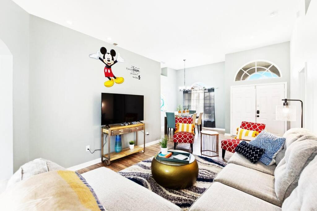 Spacious Disney Themed 5Bed Villa! Private Heated Enclosed Pool/Spa/Bbq! Дейвънпорт Екстериор снимка